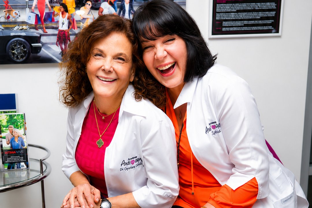 Sylvie Denis et l'équipe de la clinique
